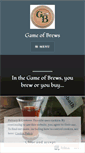 Mobile Screenshot of gameofbrews.com