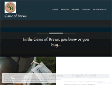Tablet Screenshot of gameofbrews.com